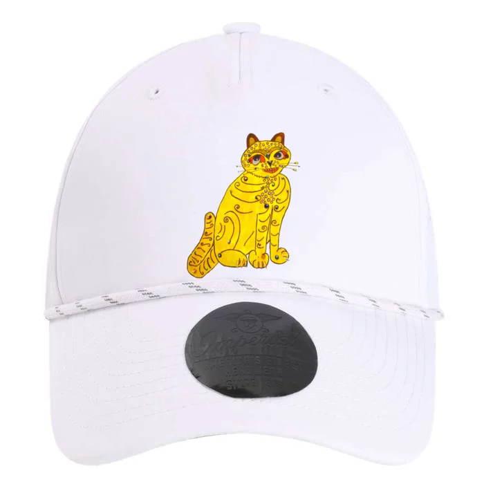 Funny Abba Yellow Cat Performance The Dyno Cap