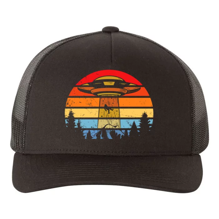 Funny Alien Yeti Bigfoot UFO Plus Size Yupoong Adult 5-Panel Trucker Hat