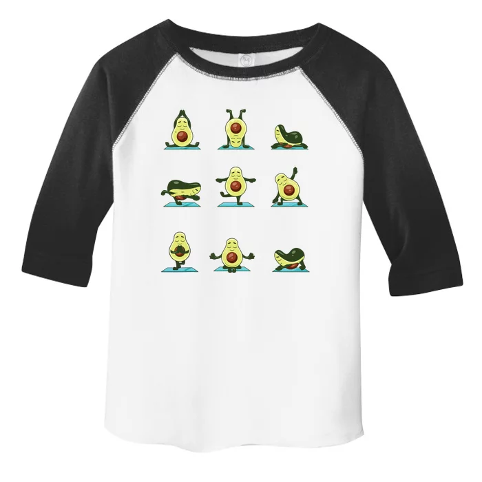 Funny Avocado Yoga Fitness Funny Exercising Gym Avocado Toddler Fine Jersey T-Shirt