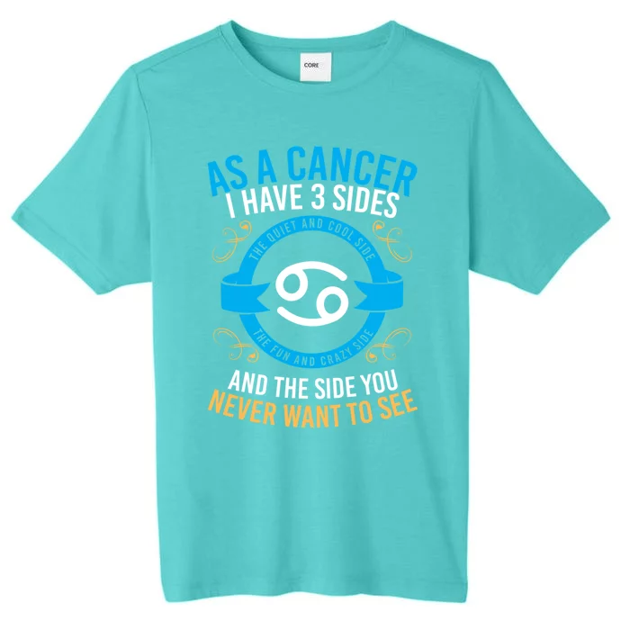 Funny Astrology Zodiac Sign Cancer Gift ChromaSoft Performance T-Shirt