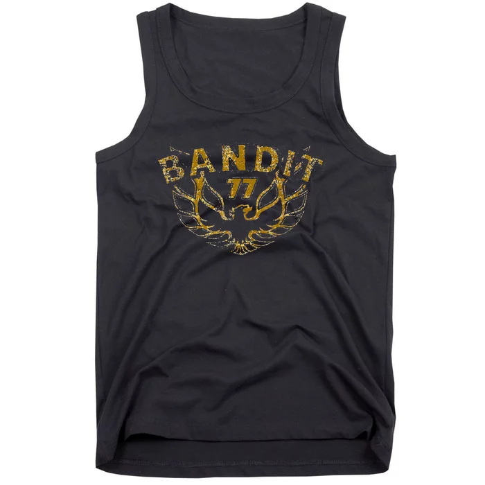 Funny Bandit 1977 Family Distressed Tank Top