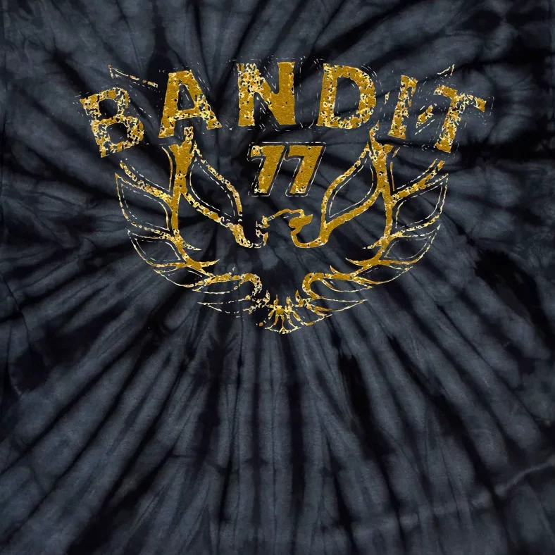 Funny Bandit 1977 Family Distressed Tie-Dye T-Shirt