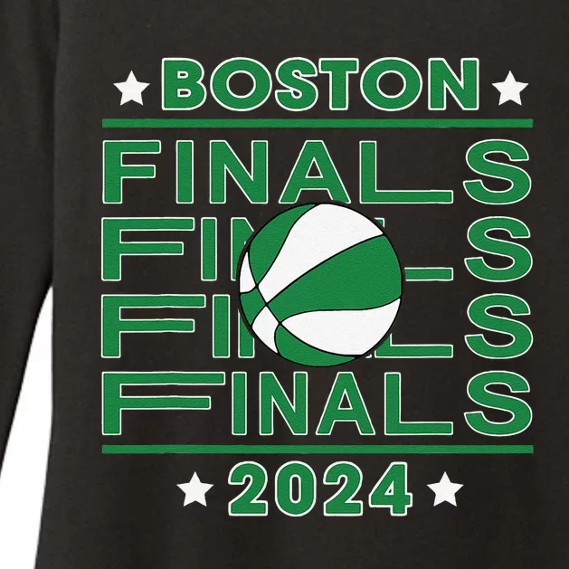 Finals Boston 2024 Designs Womens CVC Long Sleeve Shirt