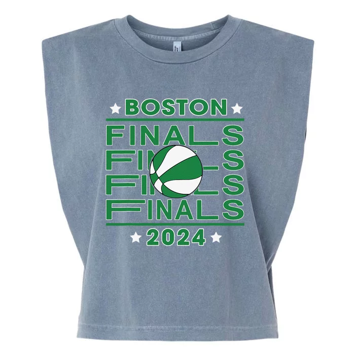 Finals Boston 2024 Designs Garment-Dyed Women's Muscle Tee