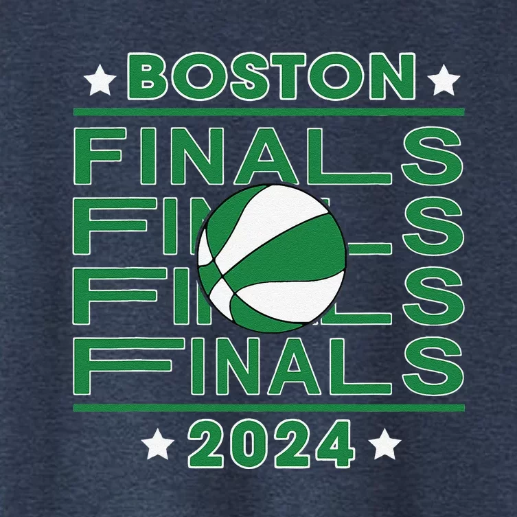 Finals Boston 2024 Designs Women's Crop Top Tee