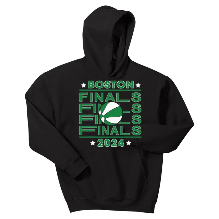 Finals Boston 2024 Designs Kids Hoodie