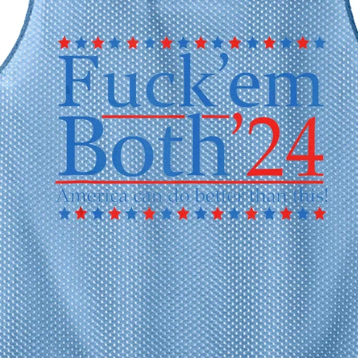 Fuckem Both 24 America Can Do Better Than This Mesh Reversible Basketball Jersey Tank