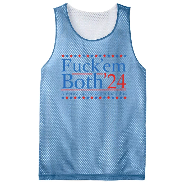 Fuckem Both 24 America Can Do Better Than This Mesh Reversible Basketball Jersey Tank