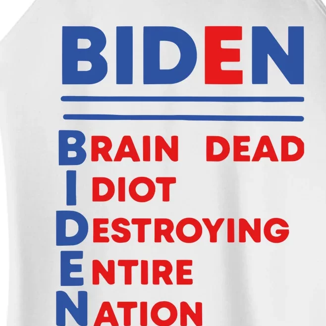 Funny Biden 4th Of July Biden American Patriot Women’s Perfect Tri Rocker Tank