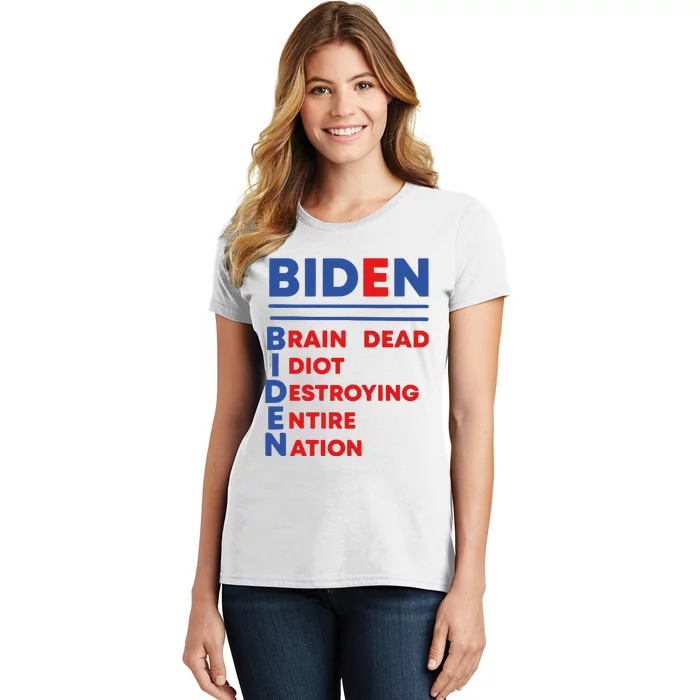 Funny Biden 4th Of July Biden American Patriot Women's T-Shirt