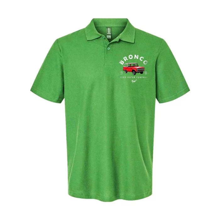 F.O.R.D B.R.O.N.C.O 66 Illustrated Softstyle Adult Sport Polo