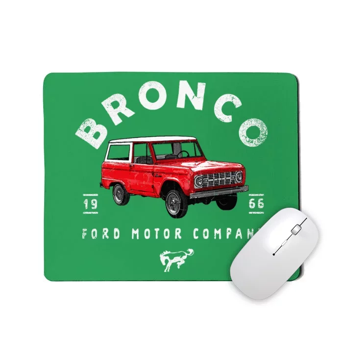 F.O.R.D B.R.O.N.C.O 66 Illustrated Mousepad