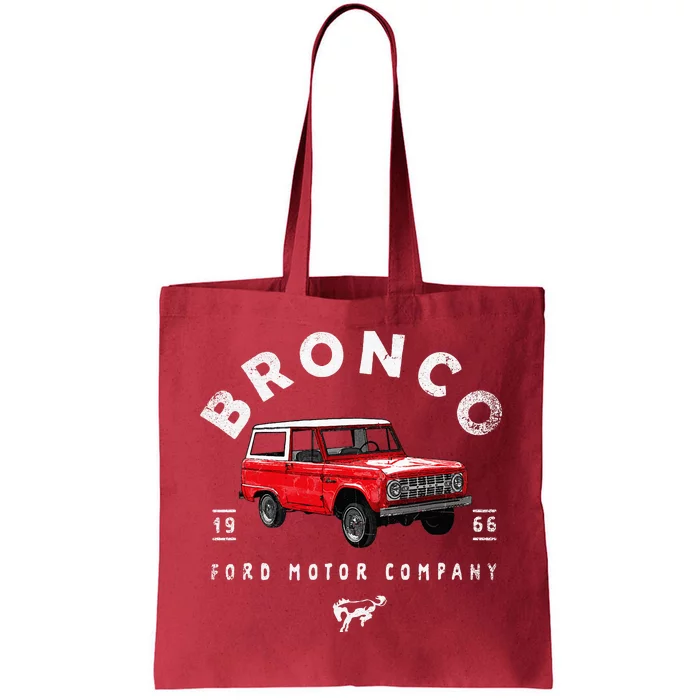 F.O.R.D B.R.O.N.C.O 66 Illustrated Tote Bag