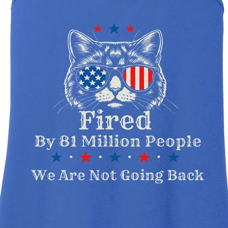 Fired By 81 Million People 2024 For President Usa Ladies Essential Tank