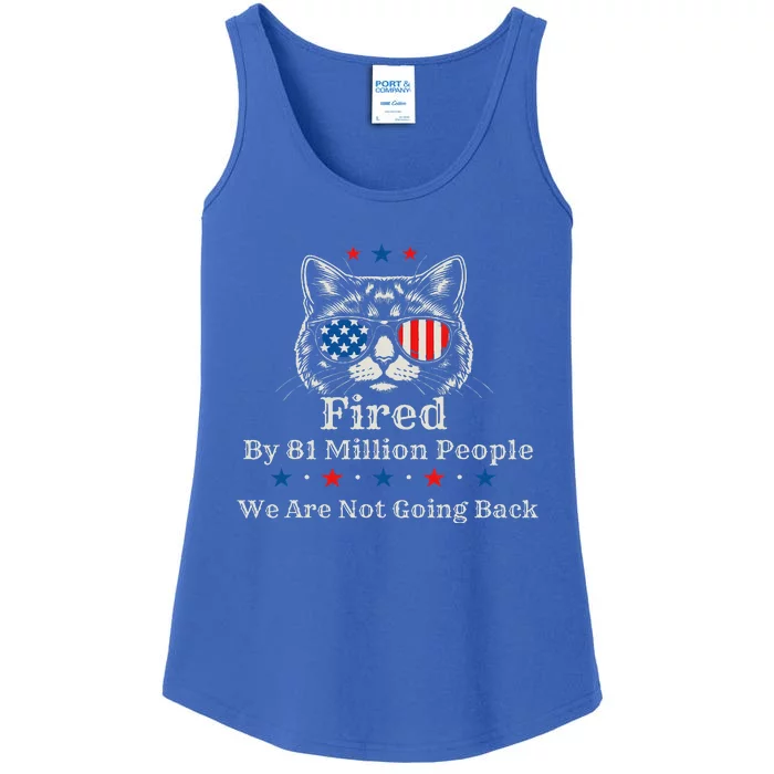 Fired By 81 Million People 2024 For President Usa Ladies Essential Tank