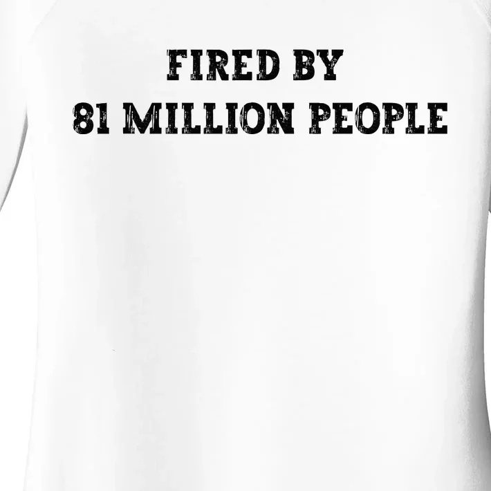 Fired By 81 Million People Kamala Harris Walz 2024 Women's Perfect Tri Tunic Long Sleeve Shirt