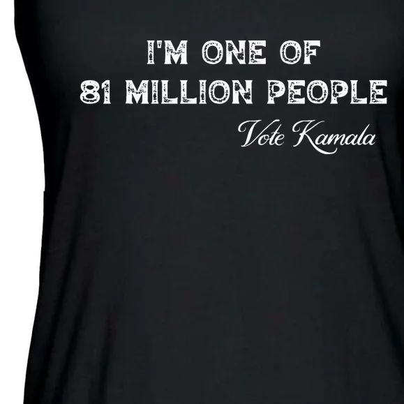 Fired By 81 Million People Kamala Harris Walz 2024 Ladies Essential Flowy Tank