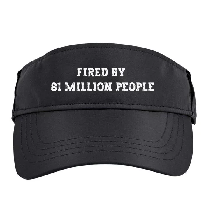 Fired By 81 Million People Kamala Harris Walz 2024 Adult Drive Performance Visor