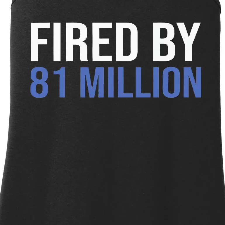 Fired By 81 Million People Kamala Harris Debate 2024 Ladies Essential Tank