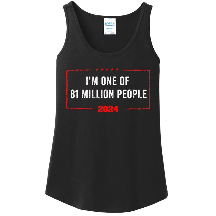 Fired By 81 Million People Kamala Harris 2024 Ladies Essential Tank