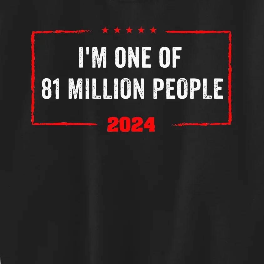 Fired By 81 Million People Kamala Harris 2024 Kids Sweatshirt