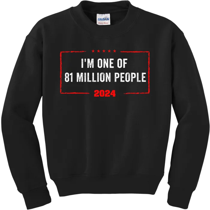 Fired By 81 Million People Kamala Harris 2024 Kids Sweatshirt