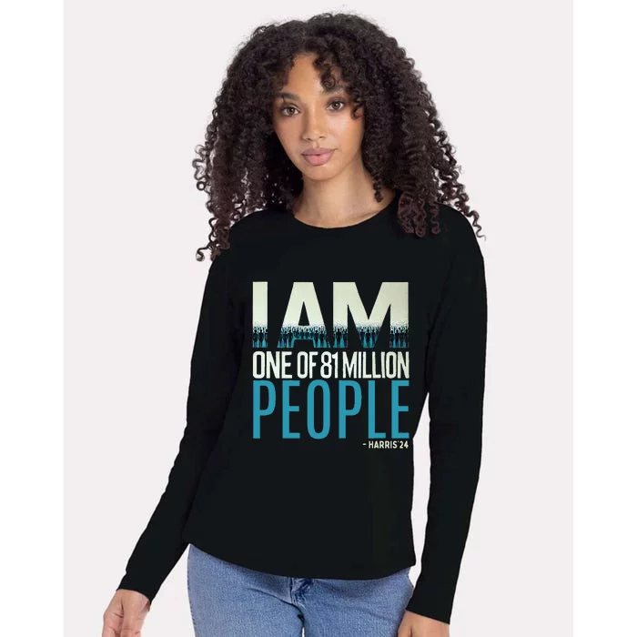 Fired By 81 Million People Kamala Harris Walz 2024 Womens Cotton Relaxed Long Sleeve T-Shirt