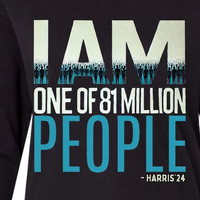 Fired By 81 Million People Kamala Harris Walz 2024 Womens Cotton Relaxed Long Sleeve T-Shirt