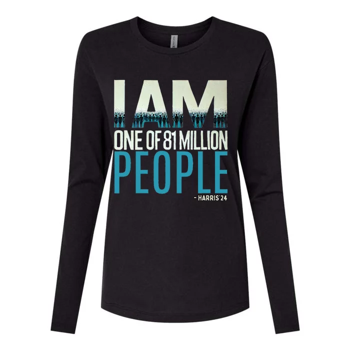 Fired By 81 Million People Kamala Harris Walz 2024 Womens Cotton Relaxed Long Sleeve T-Shirt