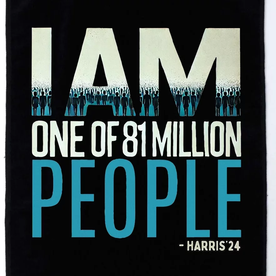 Fired By 81 Million People Kamala Harris Walz 2024 Platinum Collection Golf Towel