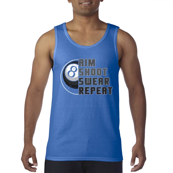 Funny Billiards 8ball Pool Player Cool Gift Tank Top