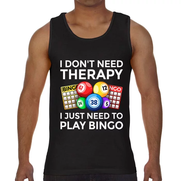 Funny Bingo Art For Casino Gambling Bingo Lovers Comfort Colors® Tank Top