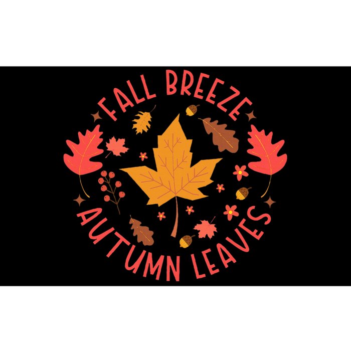 Fall Breeze Autumn Leaves Cute Maple Leaf Bumper Sticker