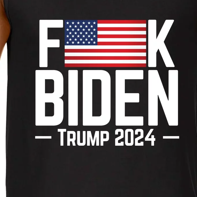 Fuck Biden American Flag Trump 2024 Shirt Comfort Colors® Tank Top