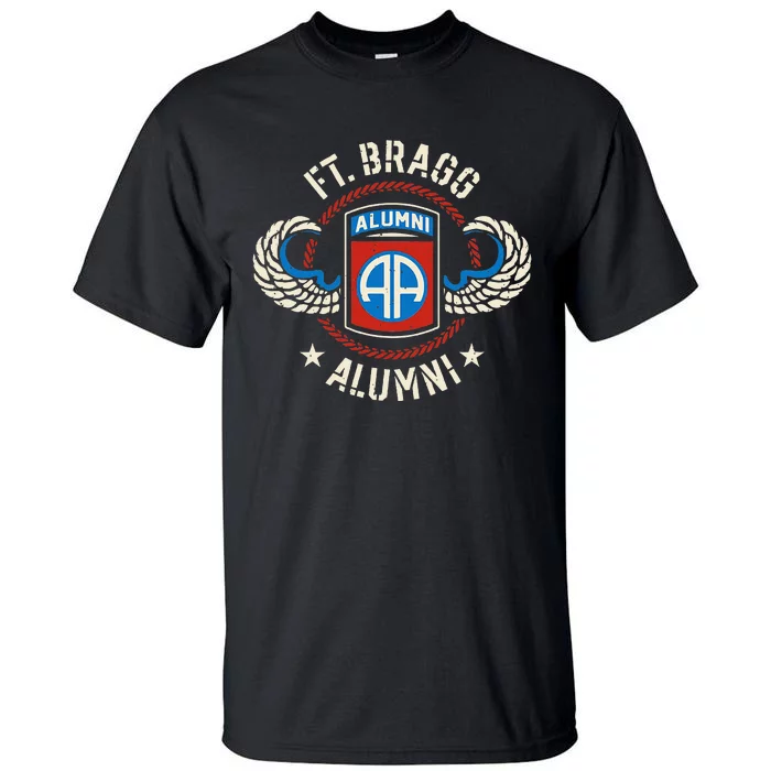 Ft Bragg Alumni 82nd Airborne Division Paratrooper Tall T-Shirt