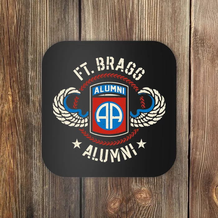 Ft Bragg Alumni 82nd Airborne Division Paratrooper Coaster