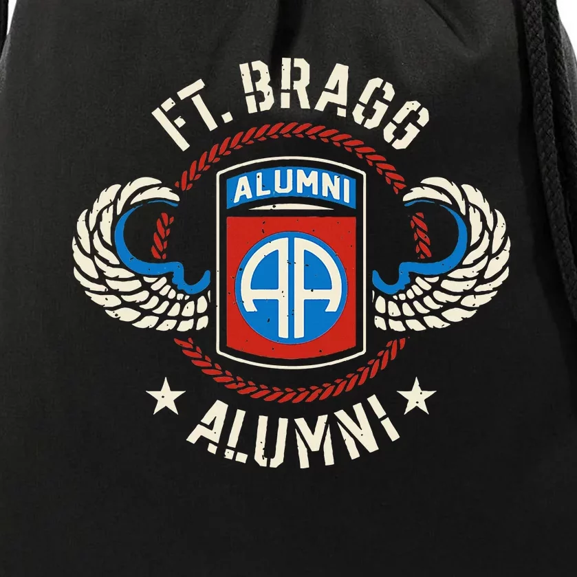 Ft Bragg Alumni 82nd Airborne Division Paratrooper Drawstring Bag