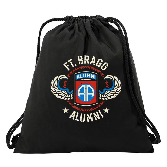 Ft Bragg Alumni 82nd Airborne Division Paratrooper Drawstring Bag