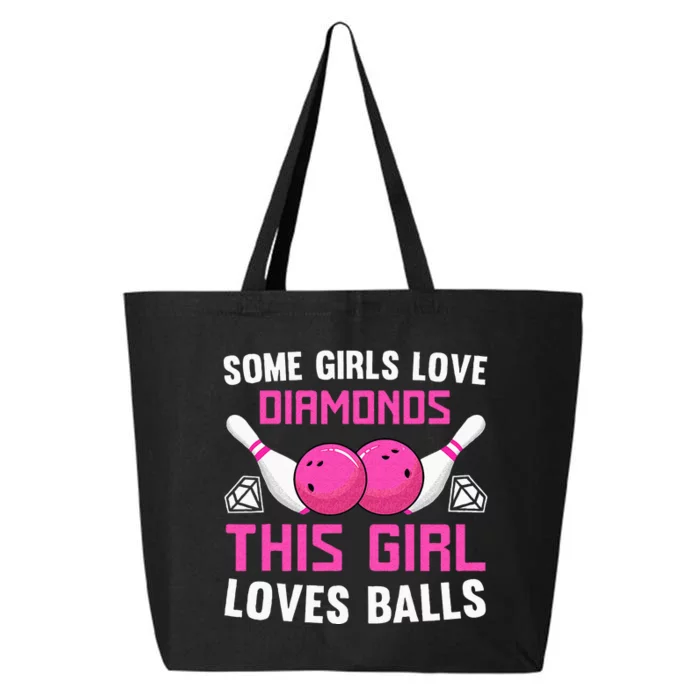 Funny Bowling Art For Women Track Bowling Spare Bowler 25L Jumbo Tote