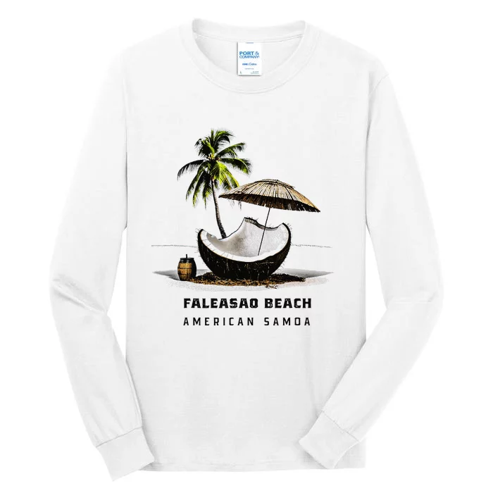 Faleasao Beach American Samoa Tall Long Sleeve T-Shirt