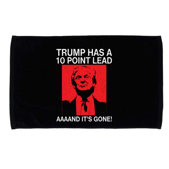 Funny Biden And Harris Supporter And Trump Lost The Lead Gift Microfiber Hand Towel