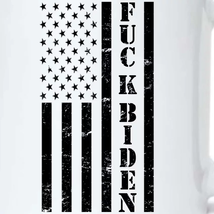 Fuck Biden American Flag Black Color Changing Mug