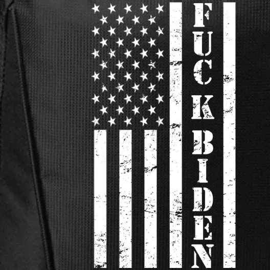 Fuck Biden American Flag City Backpack