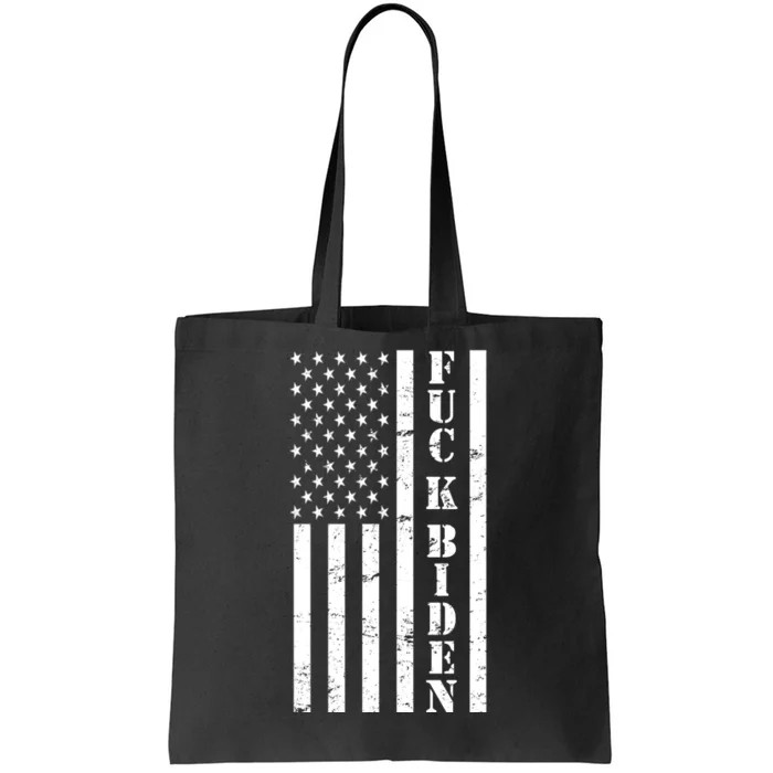 Fuck Biden American Flag Tote Bag