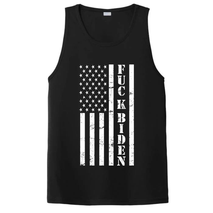 Fuck Biden American Flag Performance Tank