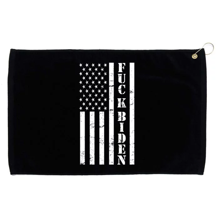 Fuck Biden American Flag Grommeted Golf Towel