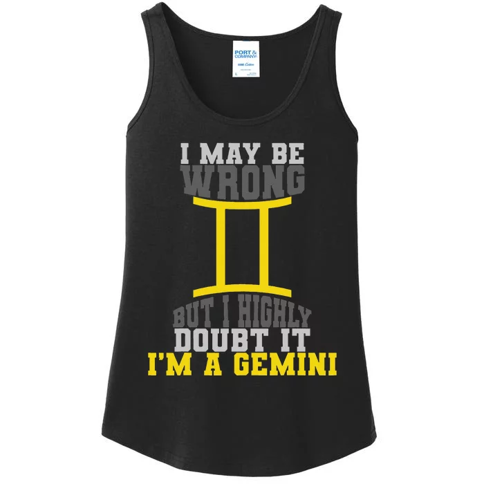 Funny Best Are Born As Gemini Ladies Essential Tank