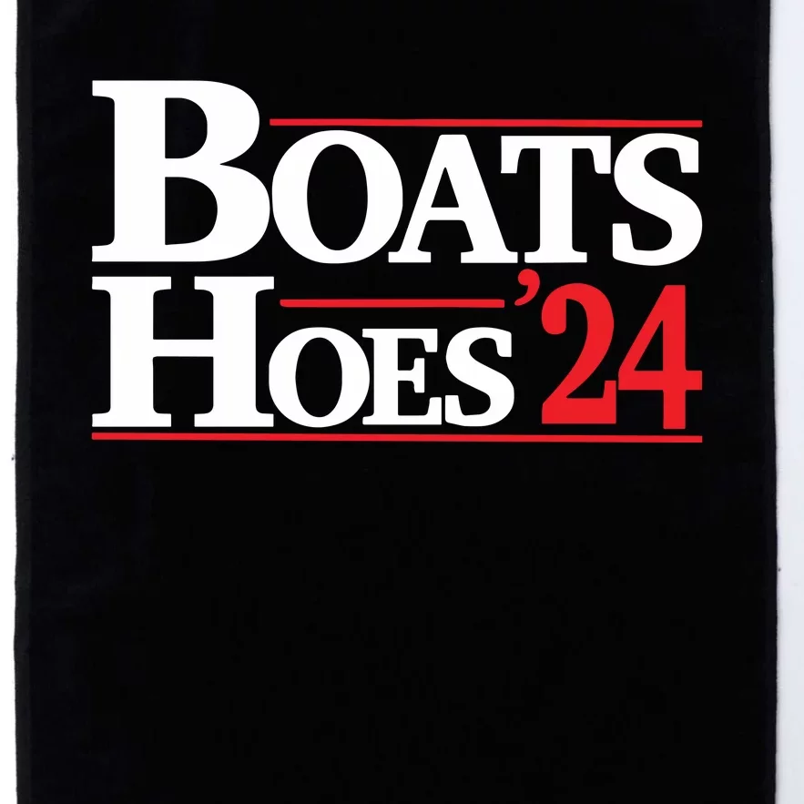 Funny Boats And Hoes 2024 Election Day Platinum Collection Golf Towel