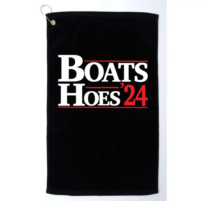 Funny Boats And Hoes 2024 Election Day Platinum Collection Golf Towel