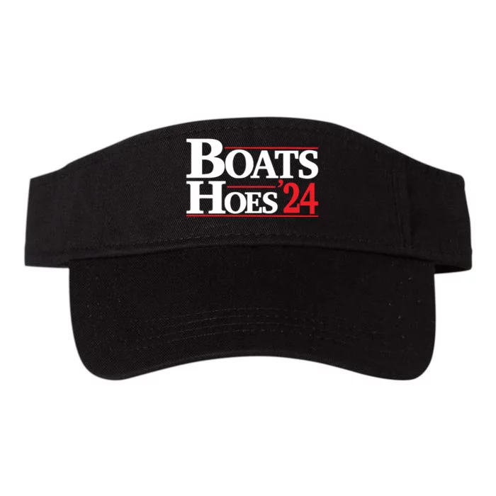 Funny Boats And Hoes 2024 Election Day Valucap Bio-Washed Visor